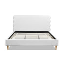 Stockholm - Modern Wavy Headboard Platform Bed