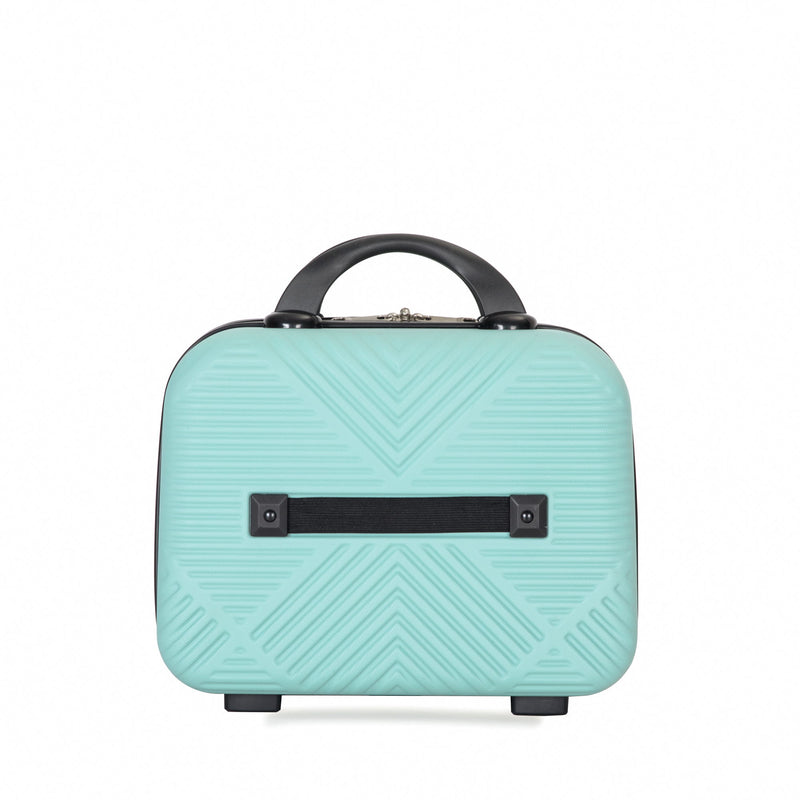 4 Piece Lightweight Suitcase, Makeup Box, Aircraft Wheels