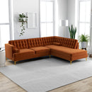 Brooke - Velvet Sectional Sofa