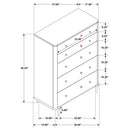 Arini - 5-Drawer Bedroom Chest
