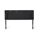 Marakesh - Contemporary Fabric Upholstered King / California King Headboard - Black