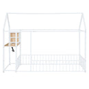 House Frame With Desk, Shelves, Power Outlets And USB Ports