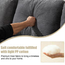 Modern Minimalist Modular Sectional Sofa Set, Upholstered Sleeper Couch