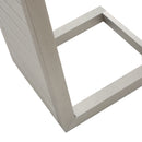 Aluminum Outdoor C - Shaped Side Table For Patio