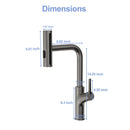 360° Pull Down Kitchen Faucet With 4 Spray Modes