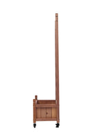 Raised Garden Bed With Trellis 2 Pack, Outdoor Planter Box & Plant Stand With Climbing Racks - Brown