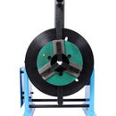 Heavy Duty Rotary Welding Positioner Turntable Table With Manual Tilt And 3 Jaw Lathe Chuck - Blue