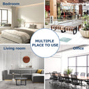 Round Glass Coffee Table Modern Cocktail Table