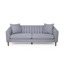 Contemporary 3 Seater Sofa With Plush Accents