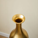 Elegant Floor Vase Set Metal Decorative Vases 3 Piece Set For Floral Display, Wedding & Gift Decor - Gold / Black