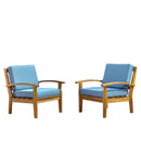 Shynel - Outdoor Seating Group With Cushions 4 Person Comfortable Design - Teak