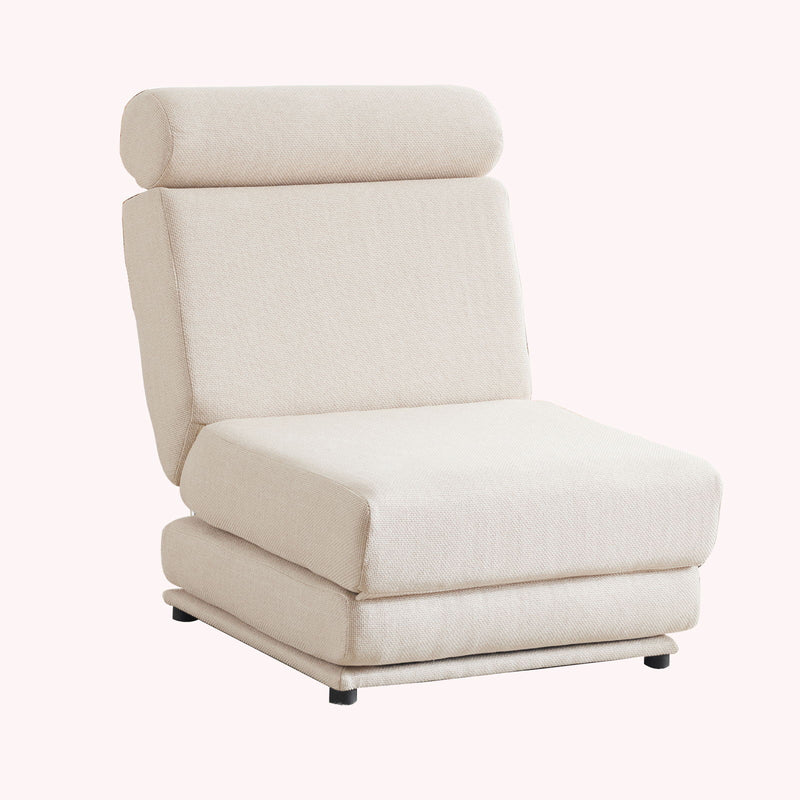 Single Sofa Chair Foldable Single Sofa Bed With Pillow, Portable Foldable Sofa Bed, Leisure Sofa Chair, Easy To Store, Made Of Breathable And Wearable Linen