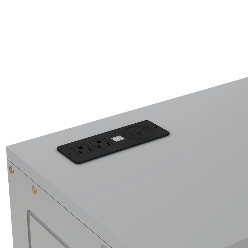 Murphy Bed With Shelves, Cabinets And USB Ports