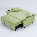 Modern Fabric Multi-Functional Sofa Bed With Adjustable Armrests And Backrests