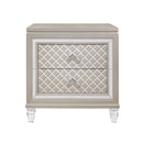 Cross - Glam Nightstand - Champagne