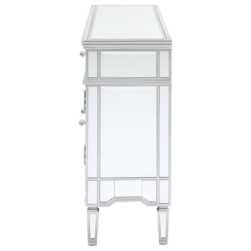 Duchess - 5-Drawer Accent Cabinet - Silver