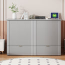 Murphy Bed With Drawer And A Set Of Sockets & USB Ports, Pulley Structure Design