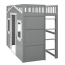 Elegant House Loft Bed With Ladder