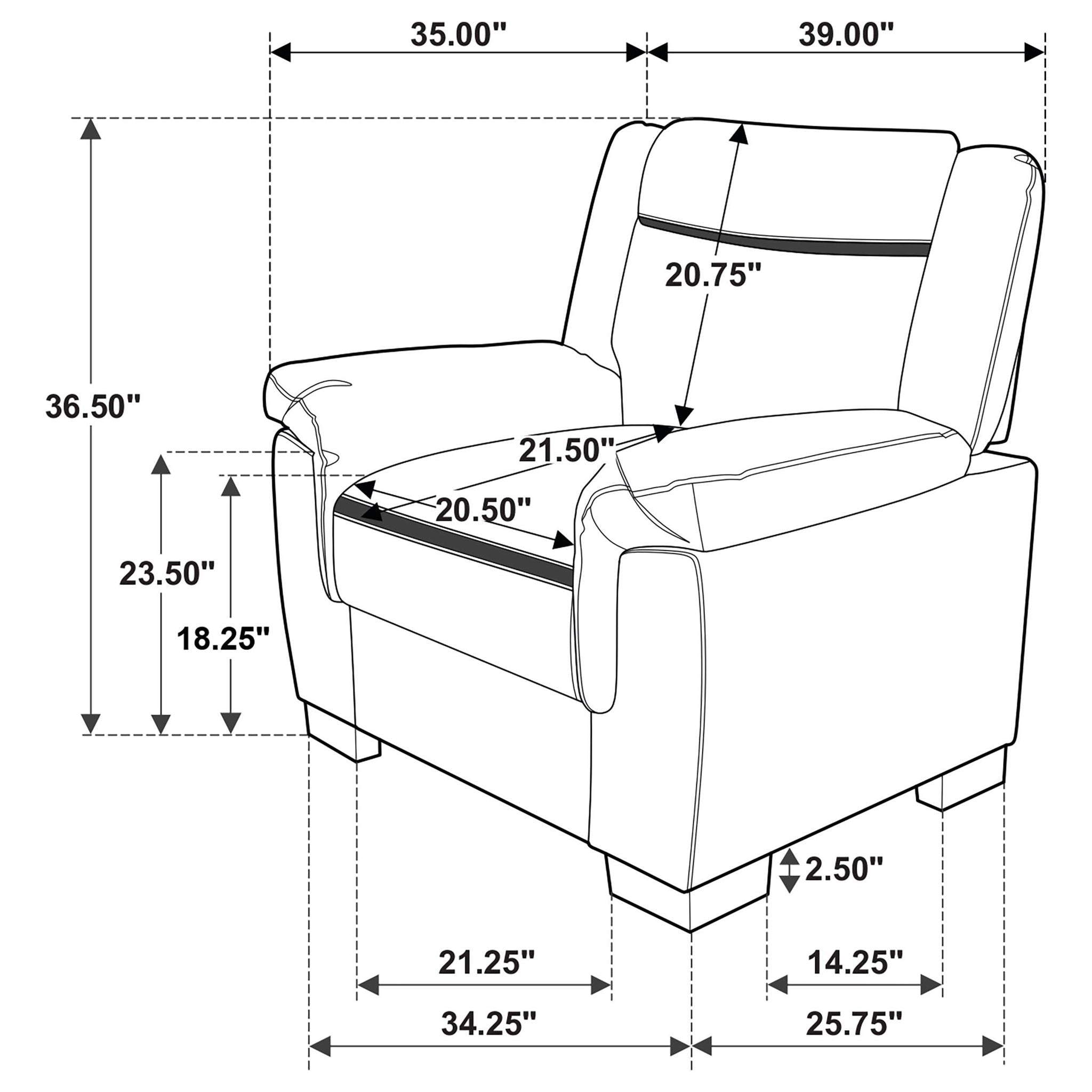 Arabella 3-piece Upholstered Padded Arm Sofa Set Grey