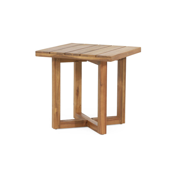 Ella - Square Side Table With Cross Stretcher Base