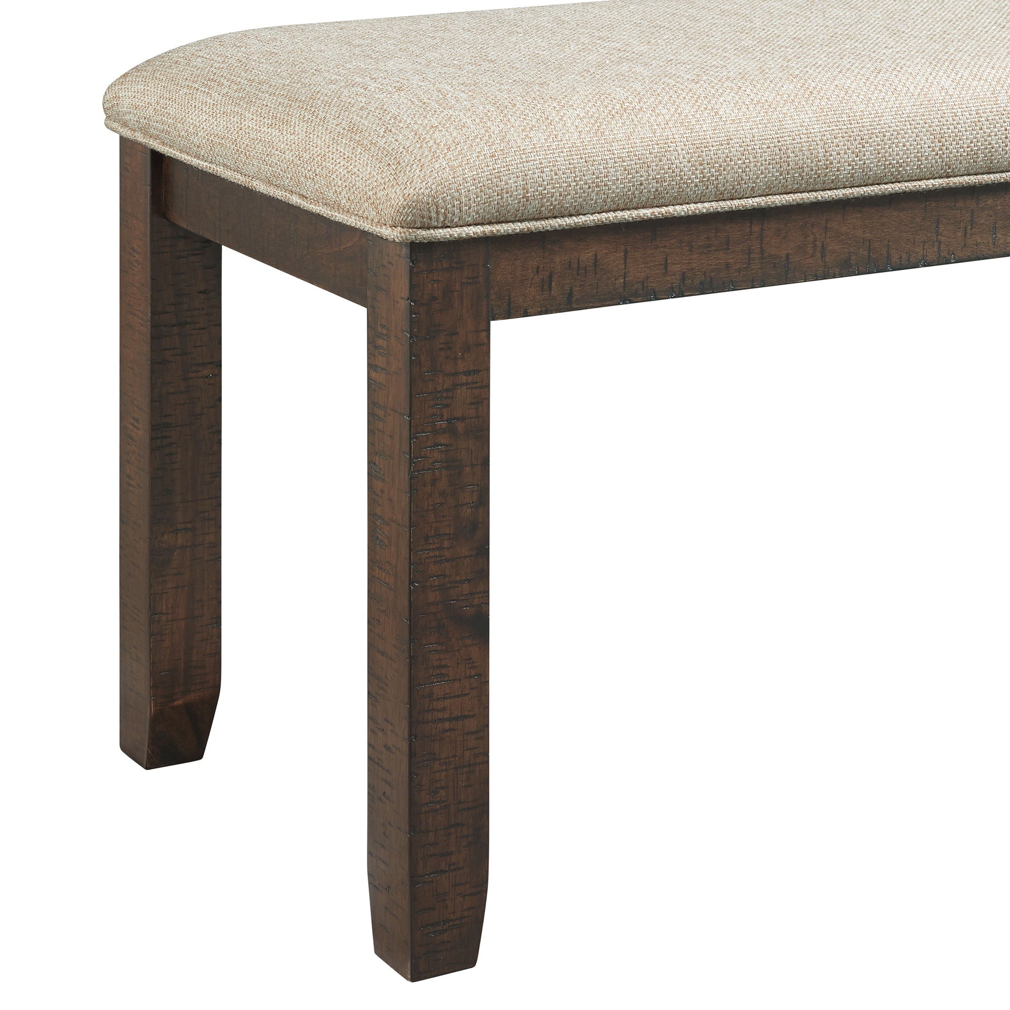 Jax - 6 Piece Dining Set (72" Table, Four Chairs And Bench) - Cherry