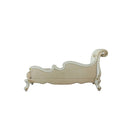 Picardy - Chaise Lounge With 2 Pillows - Pattern Fabric & Antique Pearl