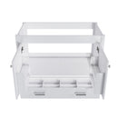 42" Bathroom Vanity Base With Doors And Drawer - White