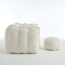 Soft Chenille Bean Bag Chair With High Resilient Foam