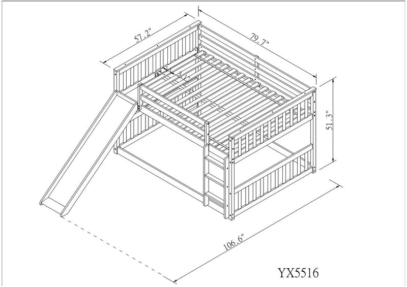 Bunk Bed With Slide And Ladder