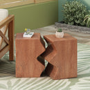 Rectangular Outdoor Indoor Accent Side Table (Set of 2)