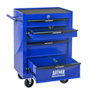 Rolling Metal Tool Chest With Drawers, Steel Storage Cabinet With Ball Bearing Slides