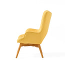 Mid Century Modern Arm Chairs For Living Room - Yellow