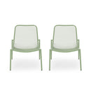 Outdoor Iron Chair With Mesh Design