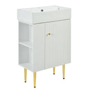 Bathroom Vanity, Combo Cabinet, Bathroom Storage Cabinet, Single Ceramic Sink