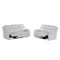 Blanche - Reclining Set With LED Lights With Pillow Top Arms