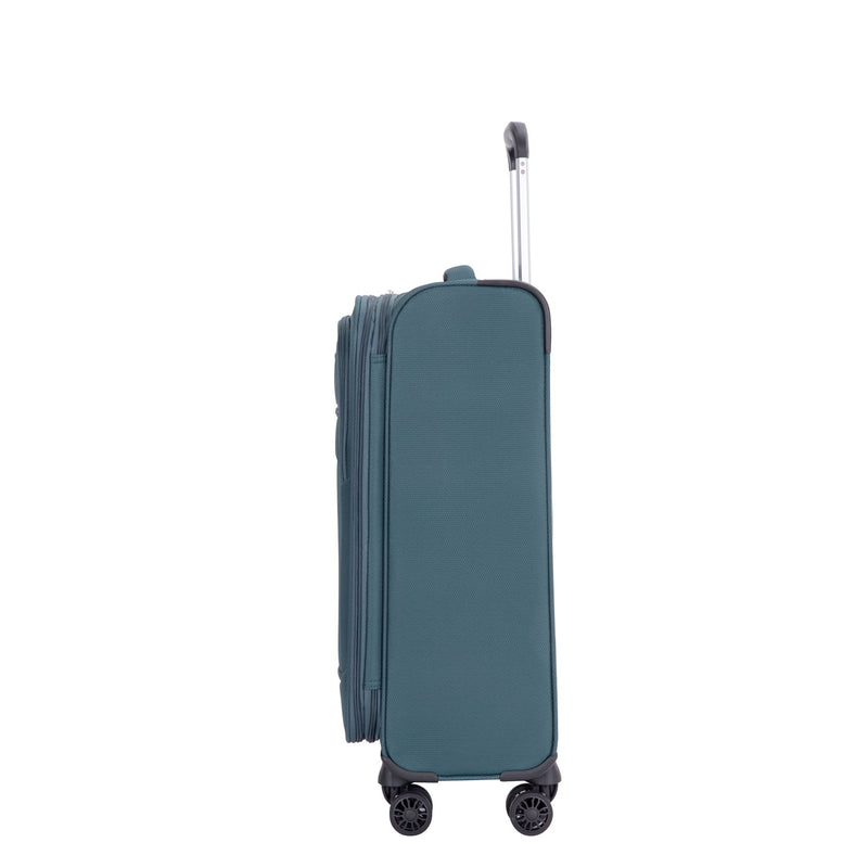 3 Piece Luggage Sets, Softshell Suitcase Spinner Wheels