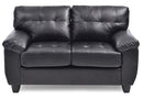 Stylish Loveseat With Padded Arms