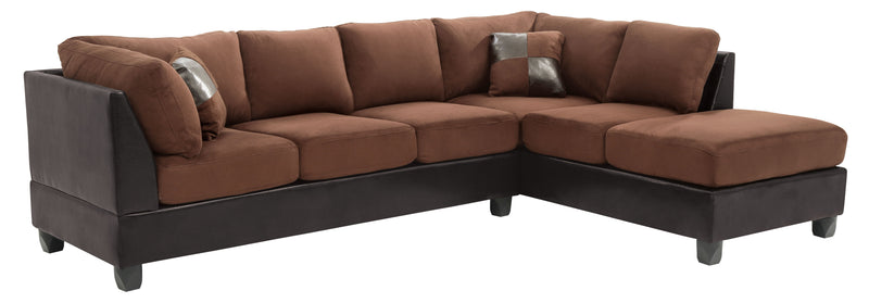 Pounder - G290B-SC Sectional - Chocolate