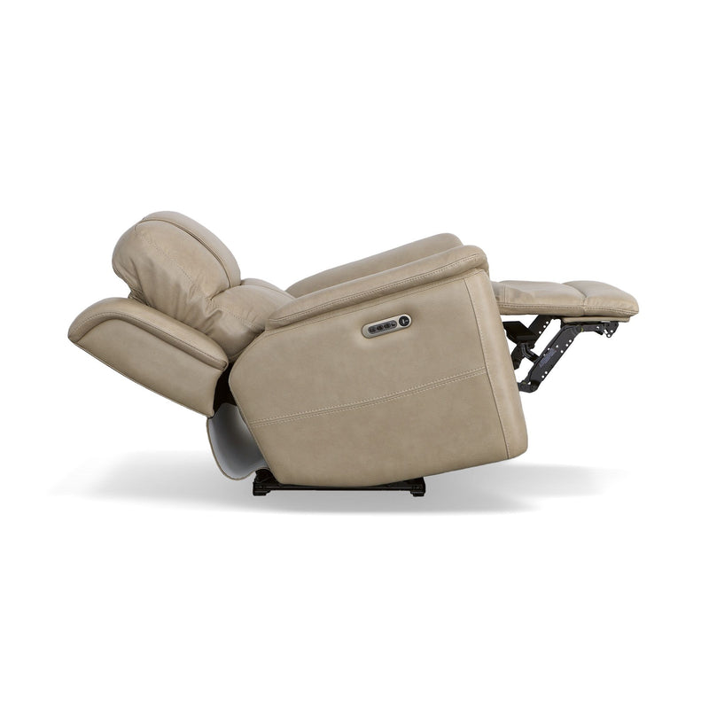 Crew - Power Recliner With Power Headrest & Lumbar - Black