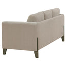Islington - Upholstered Panel Arm Sofa Set