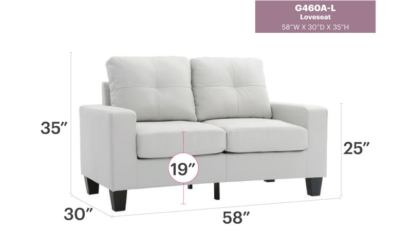 Track Arm Loveseat For Cozy Spaces