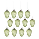 Tear Drop Ornament, Decorative Hanging Christmas Tree Ornaments For Holiday Party Decorations (Set of 12)