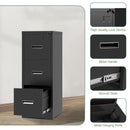 Modern Drawer Metal Vertical File Cabinet With Lock And Card Slot For Office