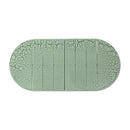 3 Piece Elegant Outdoor Bistro Set With 2 Chairs And Oval Table