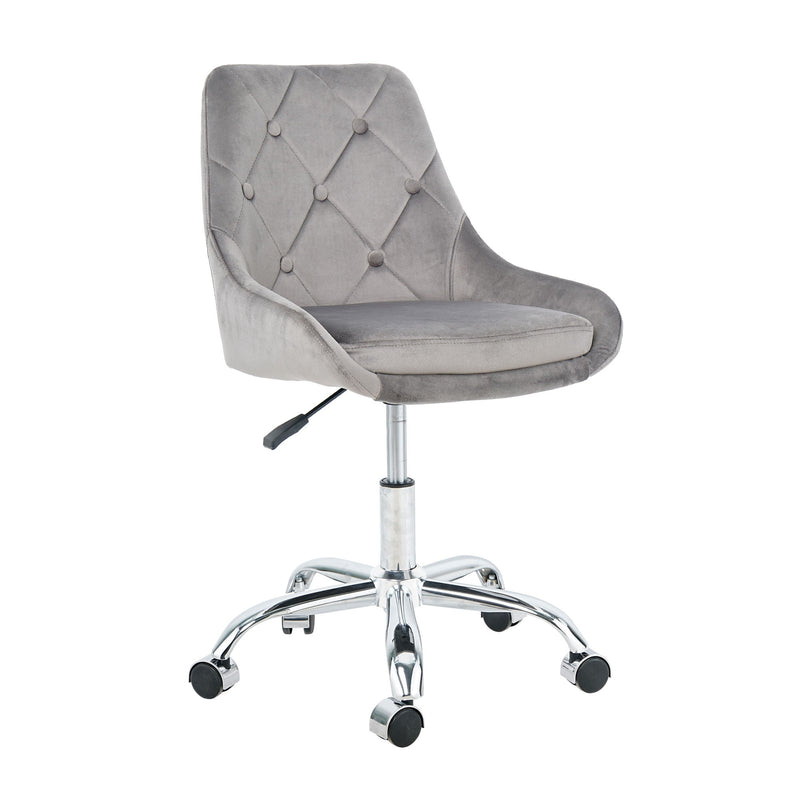 Adjustable And Space-Saving Chair With Golden Electroplated Legs