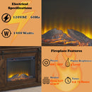 Aksel - Entertainment Center (Include 91617Fir) - Walnut