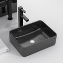 Modern European Design Ceramic Rectangular Vessel Bathroom Sink