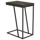 Carly - Expandable Engineered Wood C-Shaped Side Table