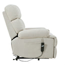 Oversized Power Lift Recliner Chai With Remote Control, Side Pocket, Spacious Seat