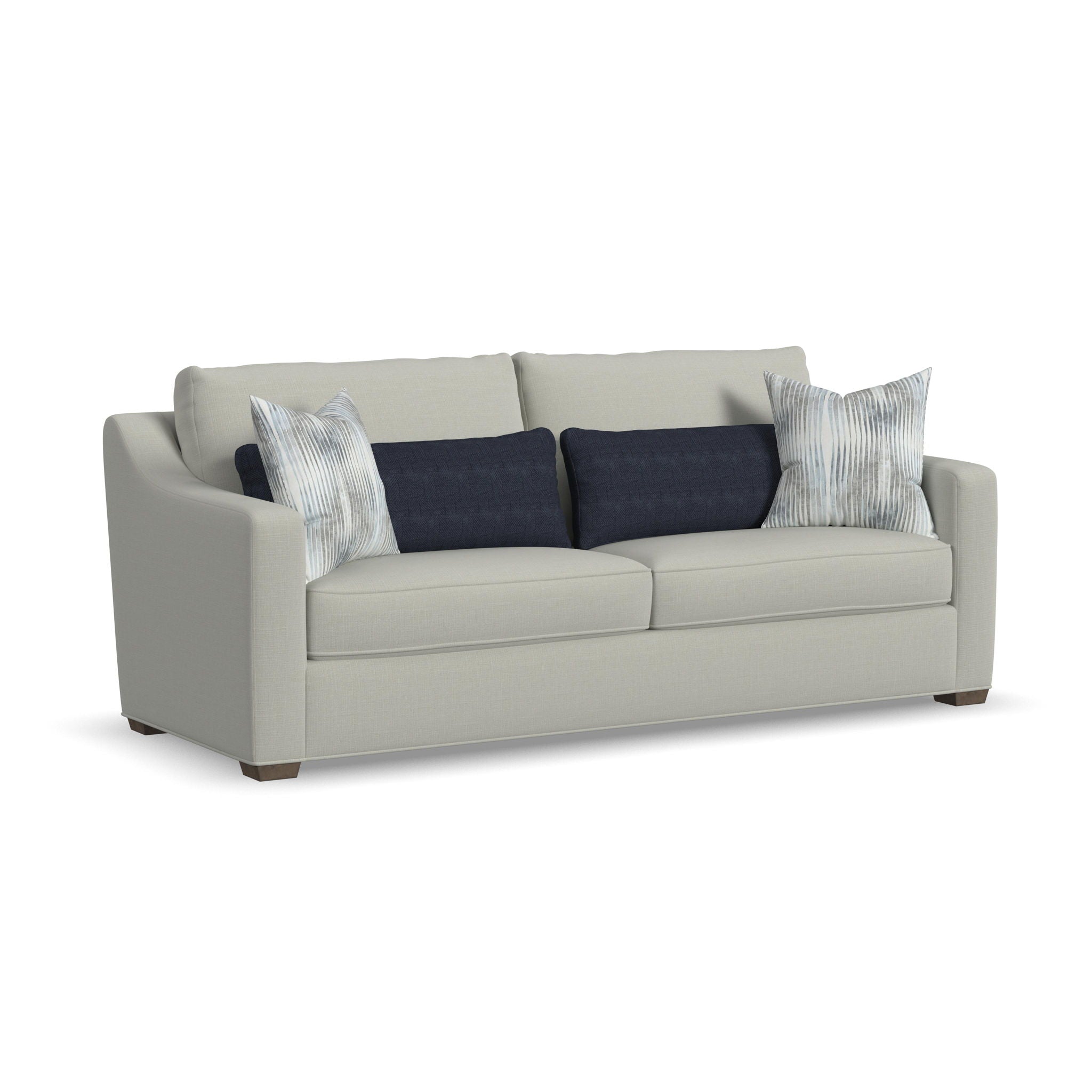 Milo - Fabric Two- Fabric Cushion Sofa